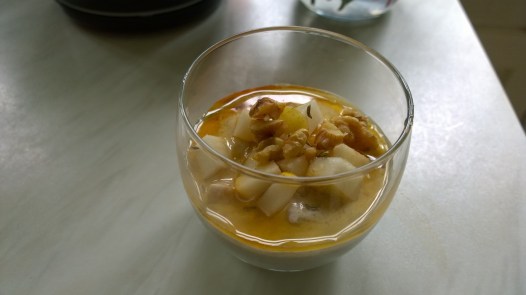 Buck pear with maple