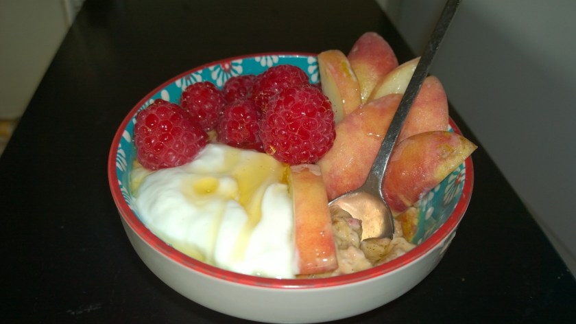 Peach Melba Bowl
