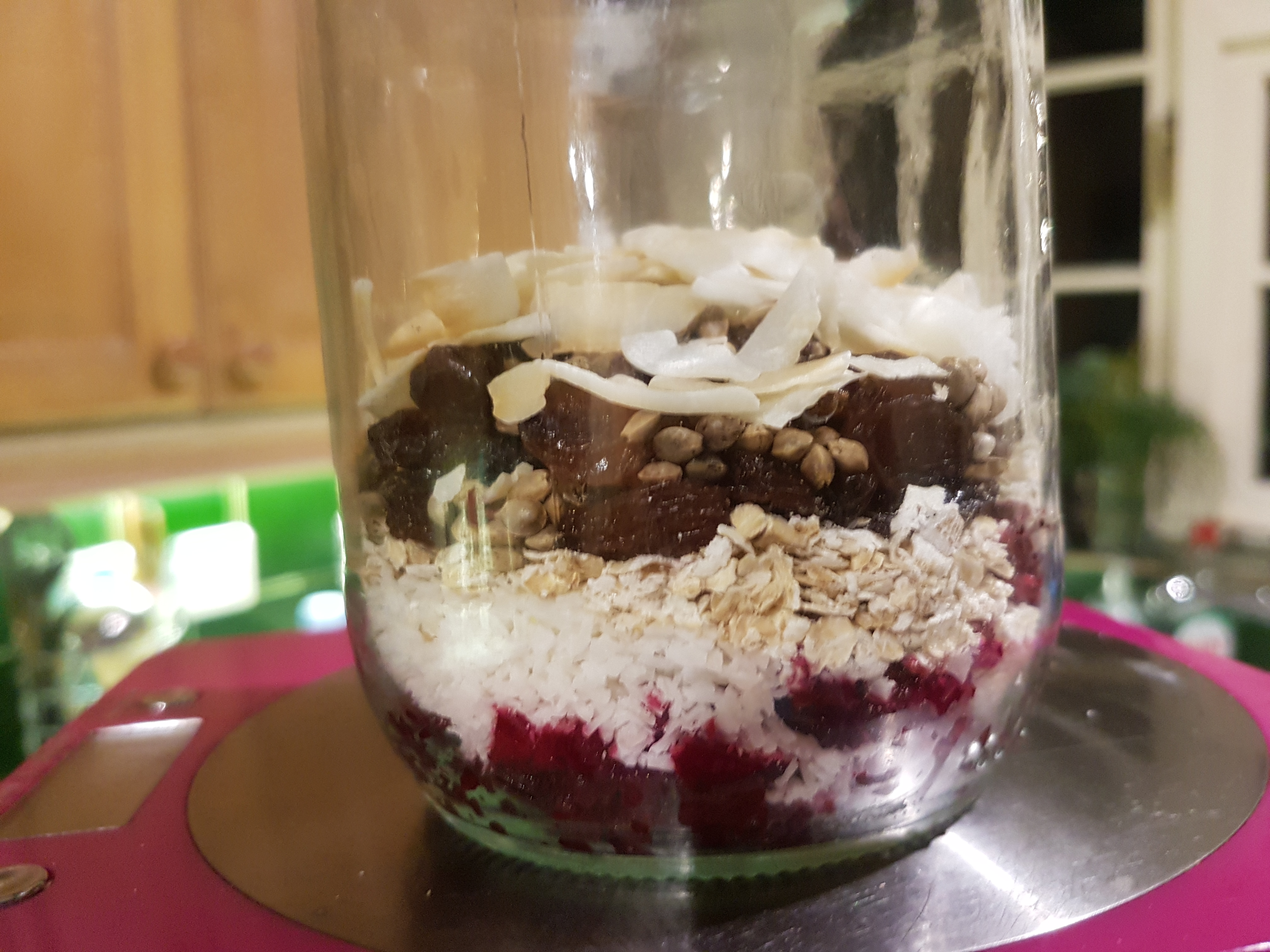 Beet coco oats