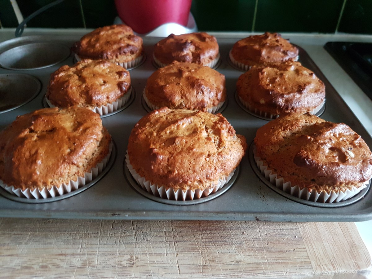 Prune, walnut and pecan&nbsp;Muffins
